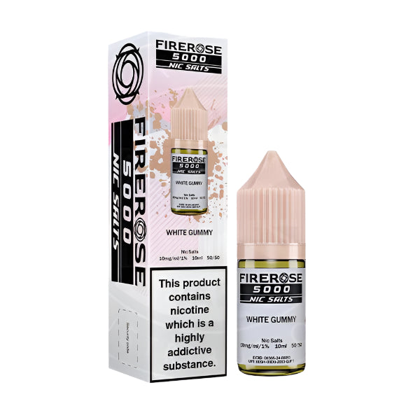 Firerose 5000 White Gummy Nic Salt 10ml by Elux