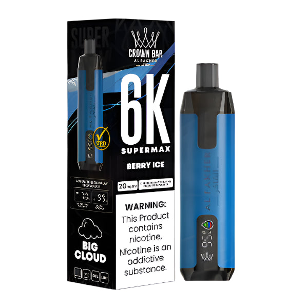 Al Fakher Crown Bar 6K Supermax Disposable Vape