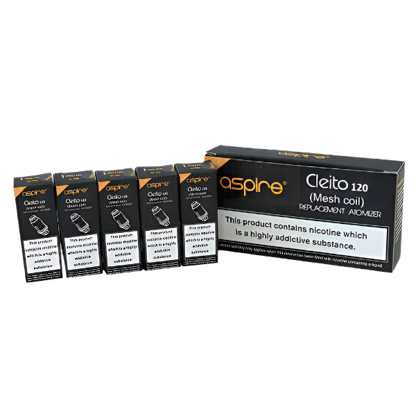 Aspire Cleito 120 Replacement Atomizer Mesh Coil 0.15 Ohm 5 pack - Vapes MCR