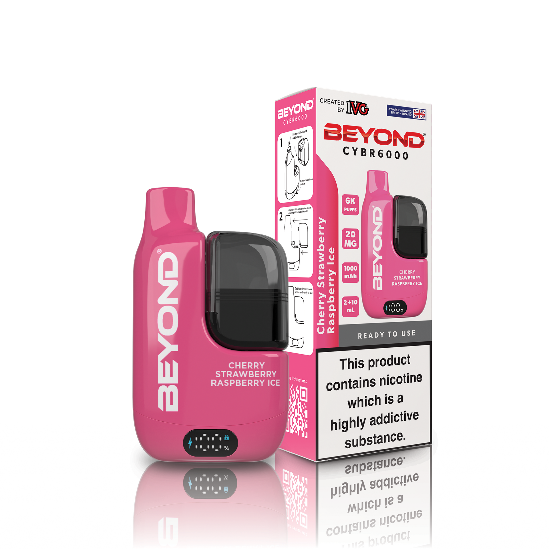Beyond CYBR6000 Cherry Strawberry Raspberry Ice