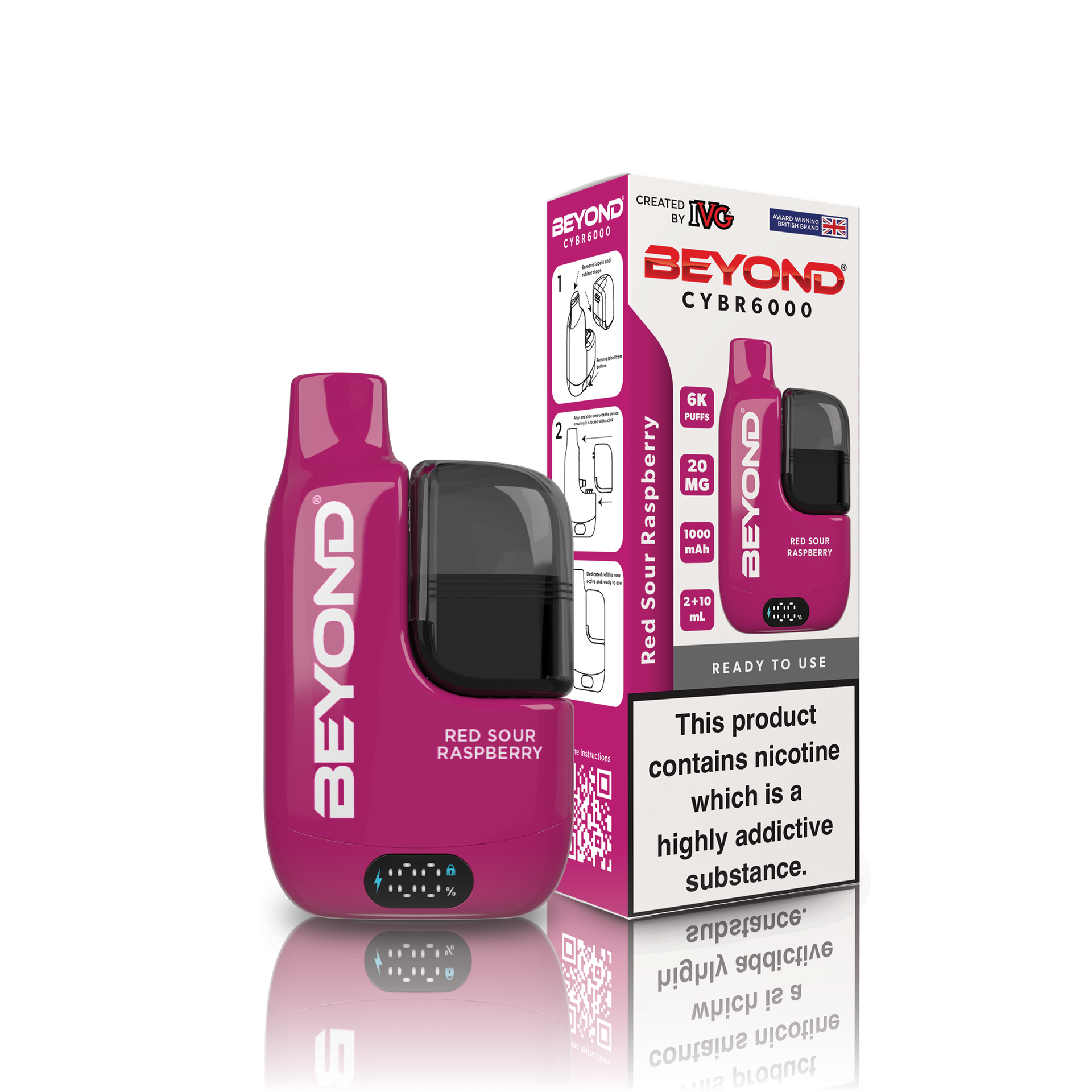 Beyond CYBR6000 Red Sour Raspberry