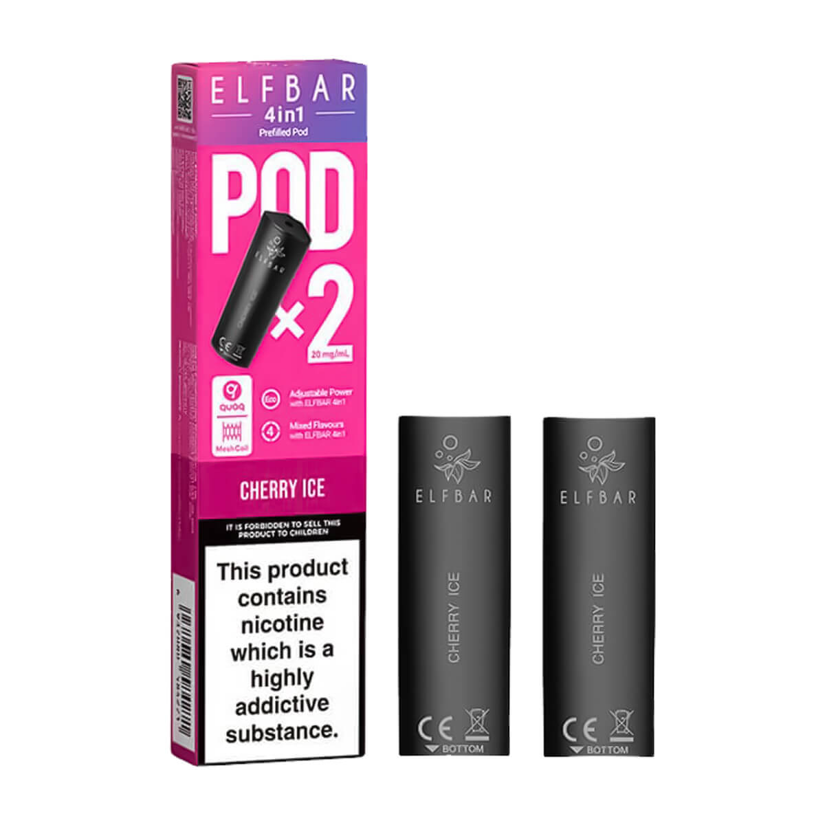 Cherry Ice ELF Bar 4 In 1 Prefilled Pods - Vapes MCR