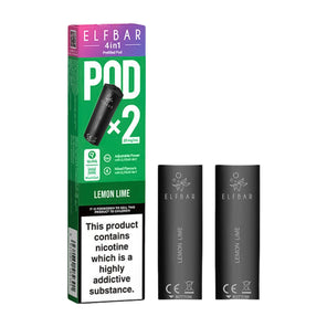 Lemon Lime ELF Bar 4 In 1 Prefilled Pods - Vapes MCR