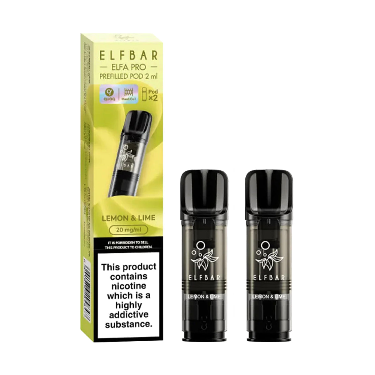 Lemon Lime Duo ELF Bar ELFA Pro Prefilled Pods