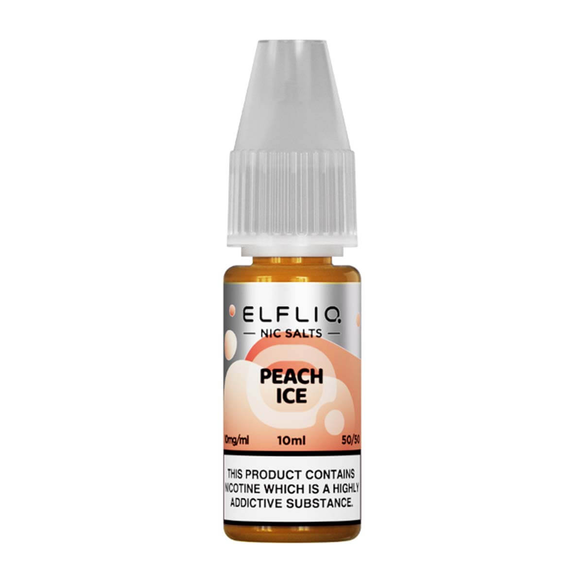 Elfliq Peach Ice Nic Salt E-liquid By ELF Bar