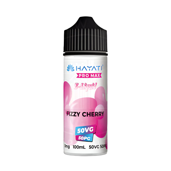 Hayati Pro Max 50/50 - Fizzy Cherry 0mg 100ml Shortfill