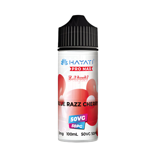 Hayati Pro Max 50/50 - Blue Razz Cherry 0mg 100ml Shortfill