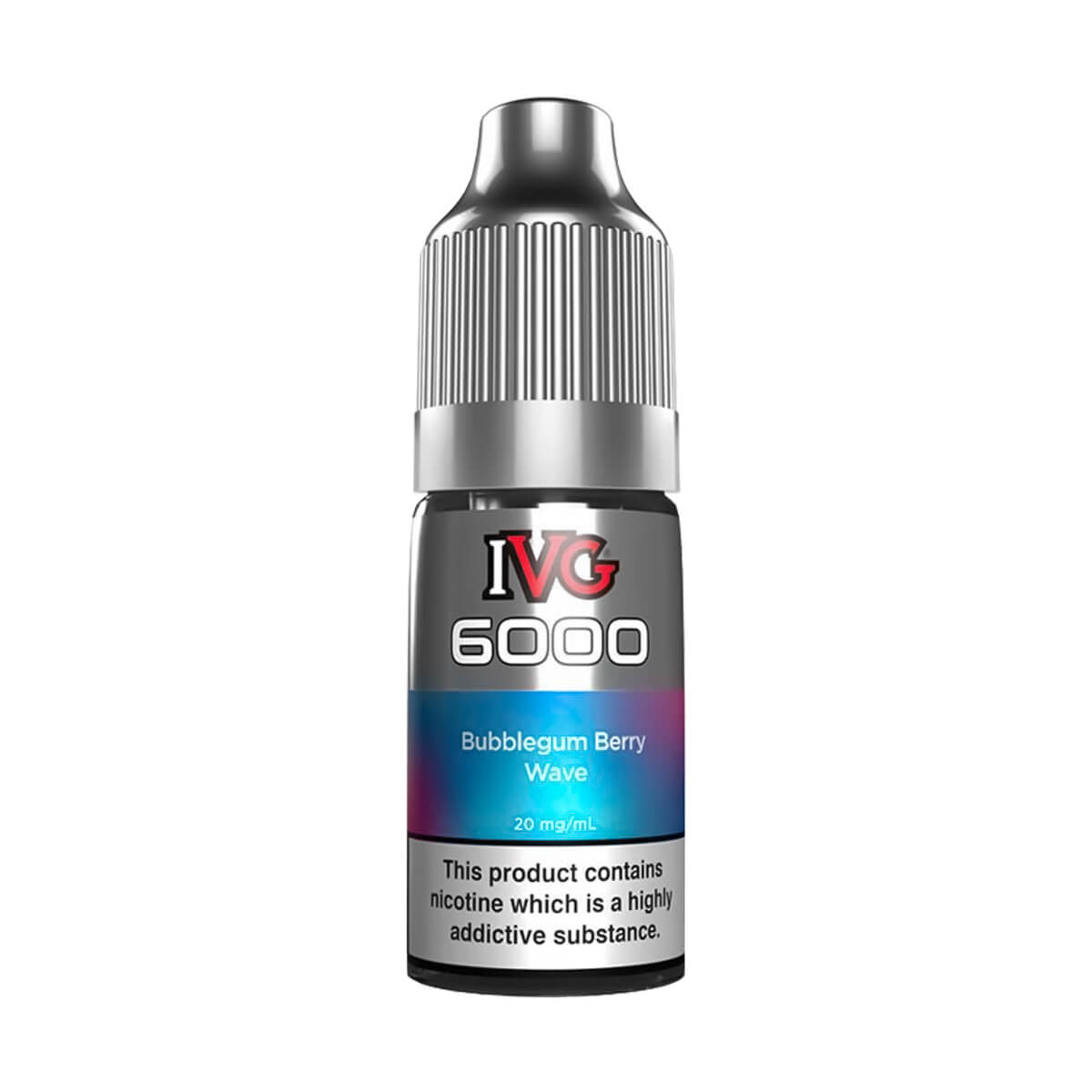 Bubblegum Berry Wave Nic Salt E-Liquid by IVG 6000