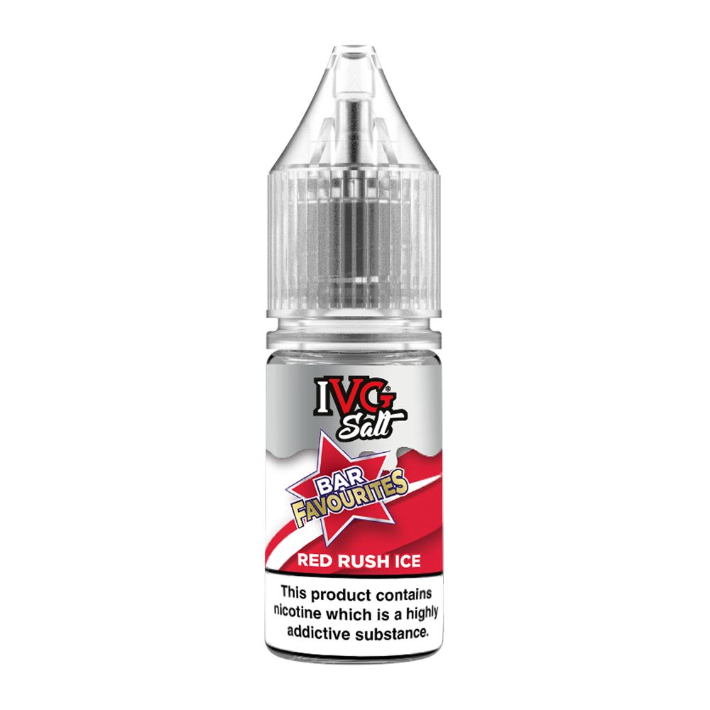 Red Rush Ice Nic Salt E-Liquid by IVG Bar Favourites