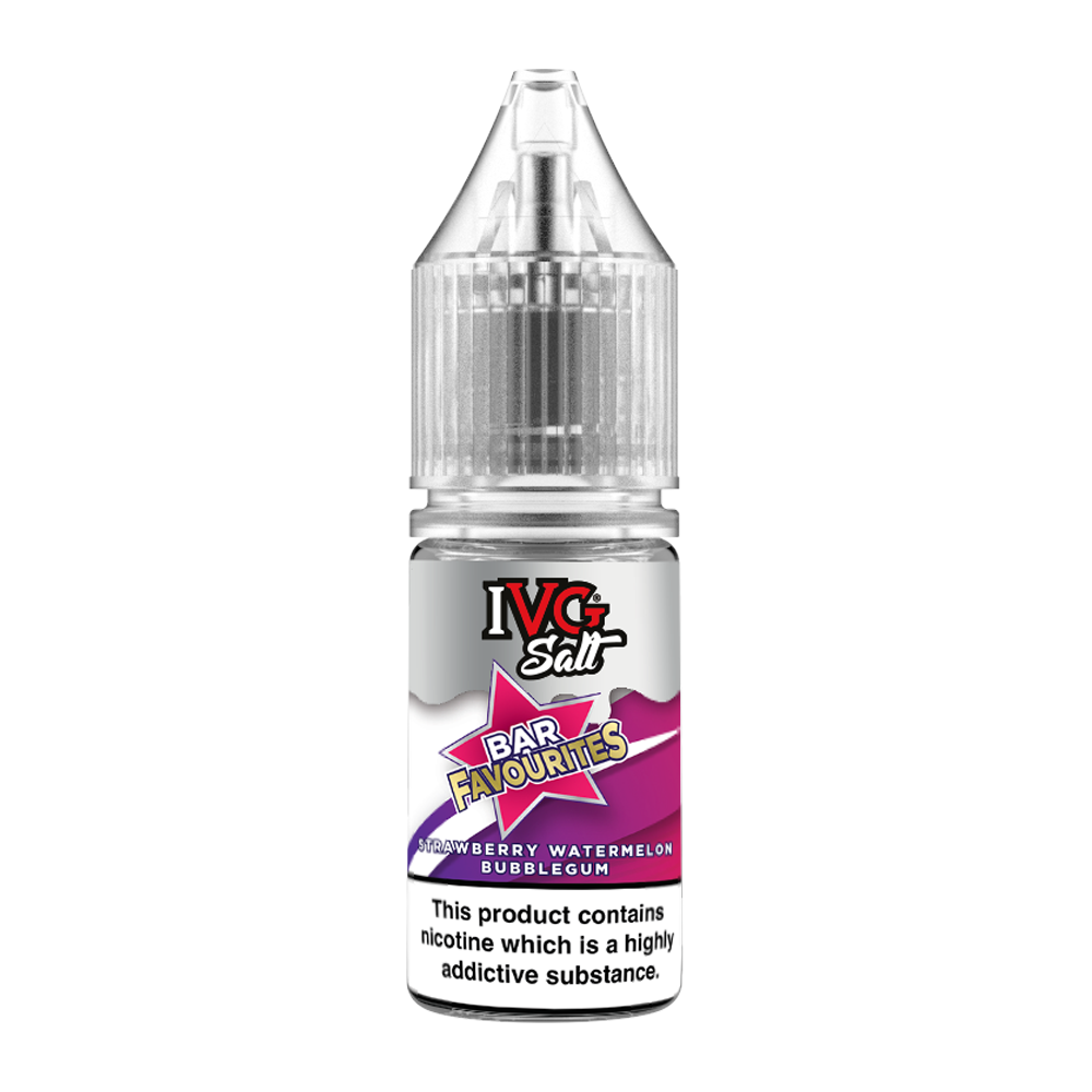 Strawberry Watermelon Bubblegum Nic Salt E-Liquid by IVG Bar Favourites