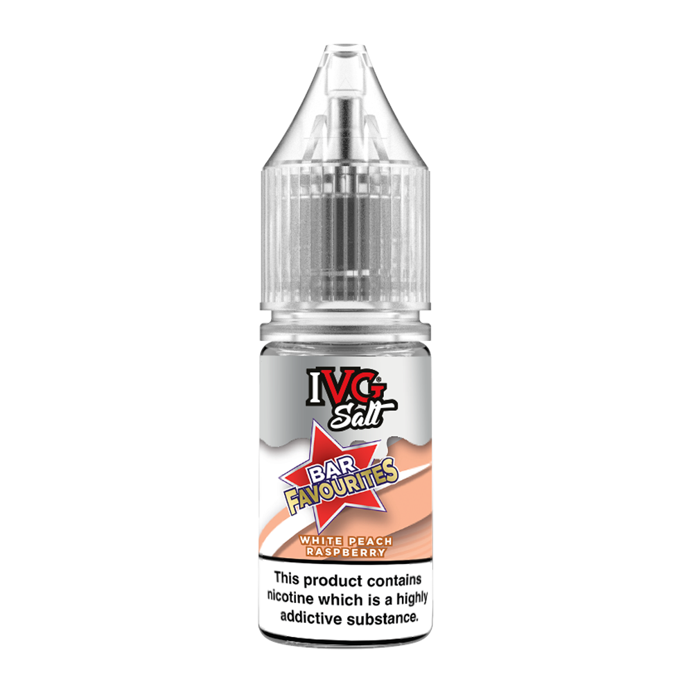 White Peach Raspberry Nic Salt E-Liquid by IVG Bar Favourites