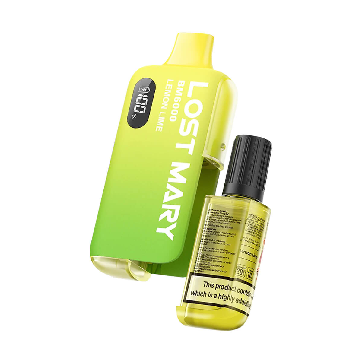 Lemon Lime Lost Mary BM6000 Disposable Vape