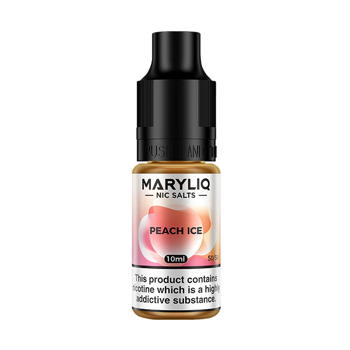 Peach Ice MaryLiq Nic Salt E-Liquid by Lost Mary