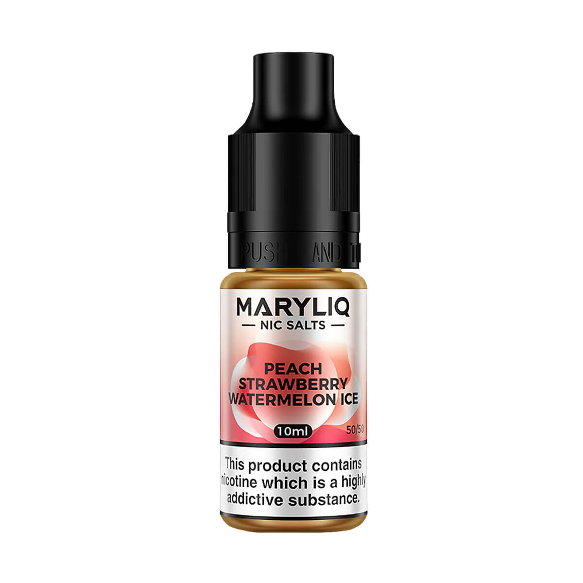 Peach Strawberry Watermelon Ice MaryLiq Nic Salt E-Liquid by Lost Mary