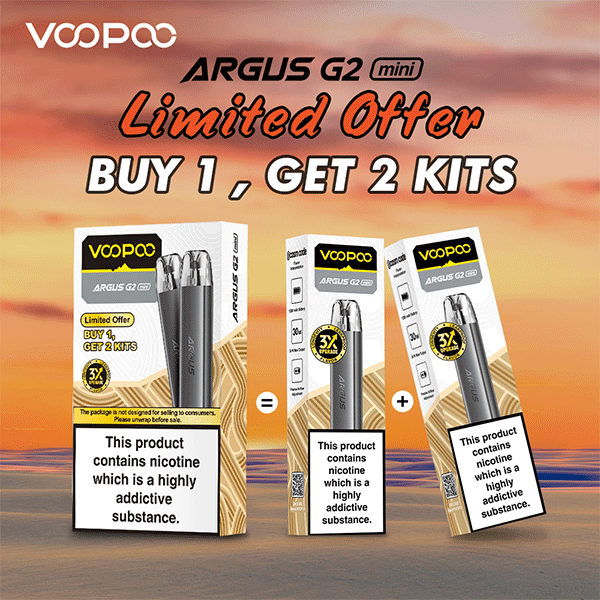 Voopoo Argus G2 Mini Vape Kit - 2 For 1