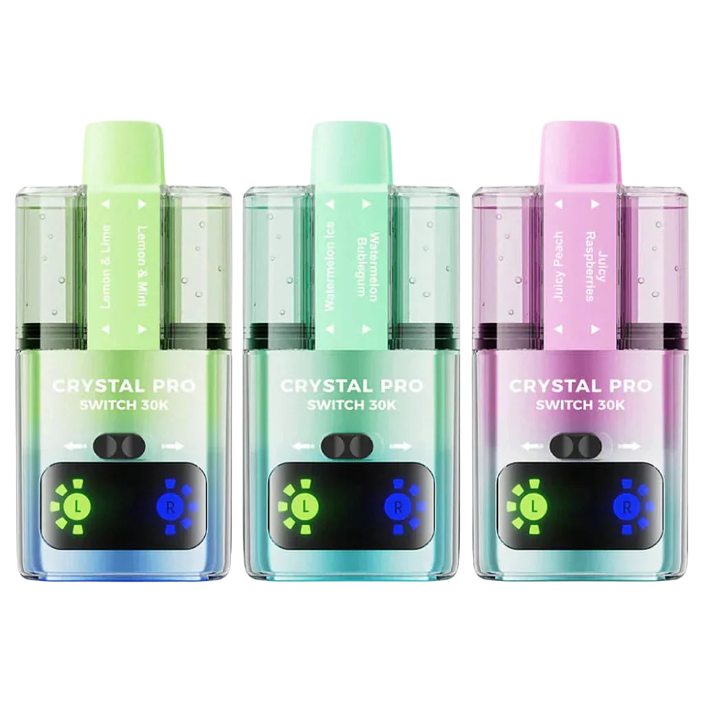 Crystal Pro Switch 30K Puff Prefilled Vape Pod Kit
