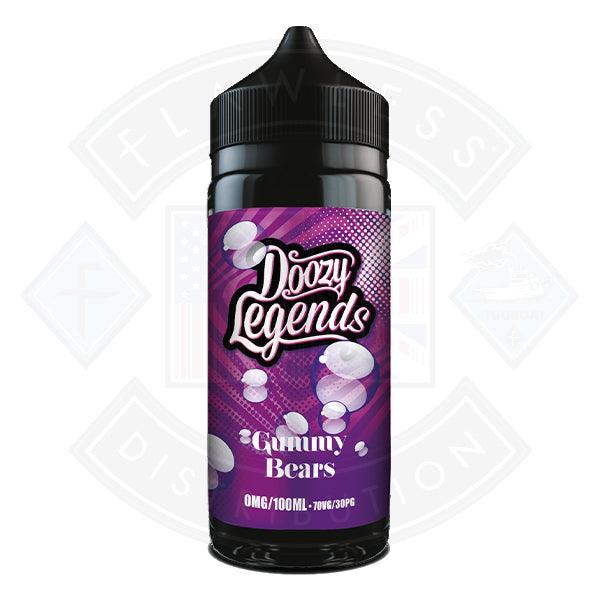 Doozy Legends- Gummy Bears  0mg 100ml Shortfill