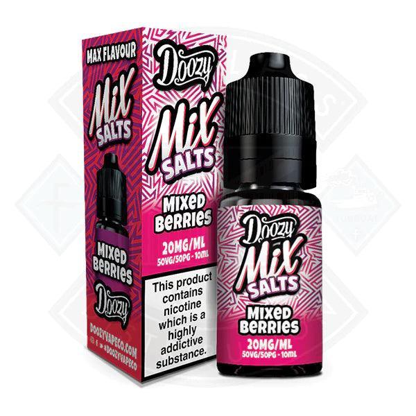 Doozy Mix Salts Mixed Berries 50/50 10ml e-liquid