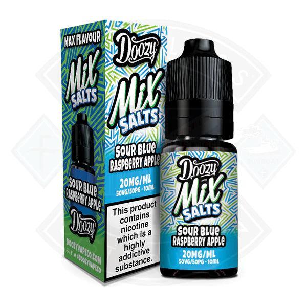 Doozy Mix Salts Sour Blue Raspberry Apple 50/50 10ml e-liquid