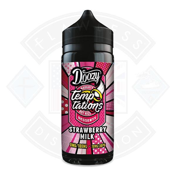 Doozy Temptations- Strawberry Milk 0mg 100ml Shortfill