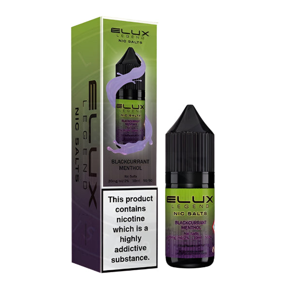 Elux Legend Nic Salt - Blackcurrant Menthol 10ml