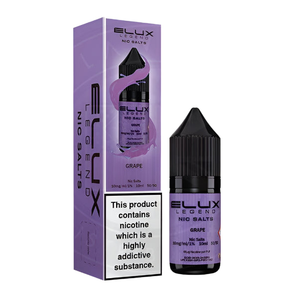 Elux Legend Nic Salt - Grape 10ml