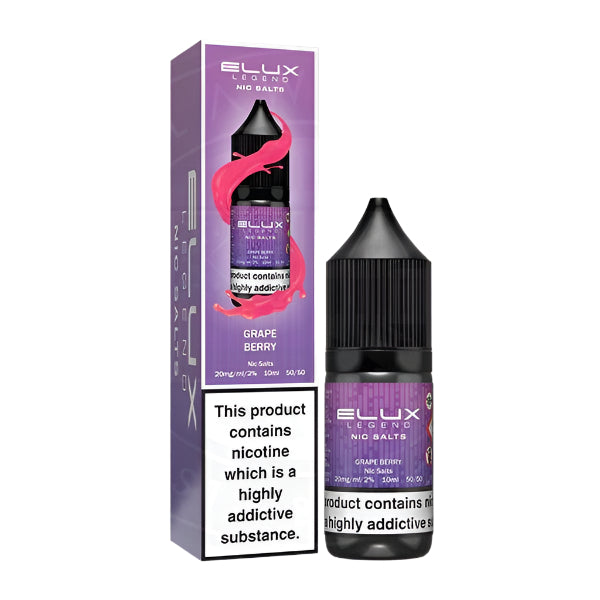 Elux Legend Nic Salt - Grape Berries 10ml