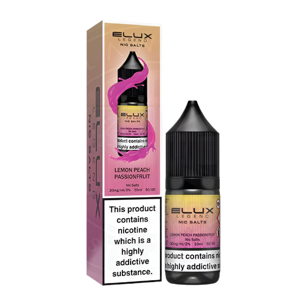 Elux Legend Nic Salt - Lemon Peach Passionfruit 10ml