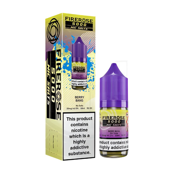 Firerose 5000 Berry Bang Nic Salt 10ml by Elux