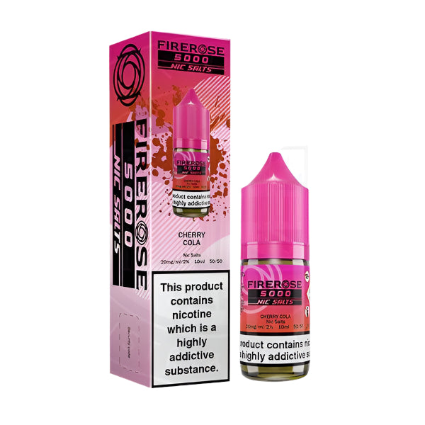 Firerose 5000 Cherry Cola Nic Salt 10ml by Elux