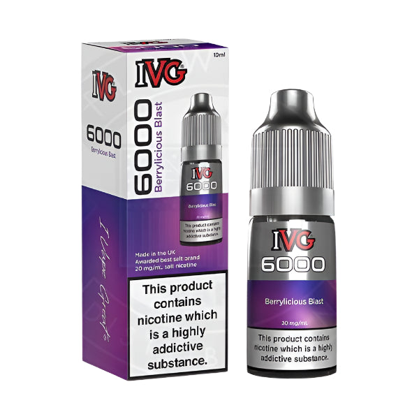 IVG Salt 6000 - Berrylicious Blast 10ml