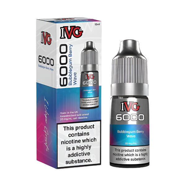 IVG Salt 6000 - Bubblegum Berry Wave 10ml
