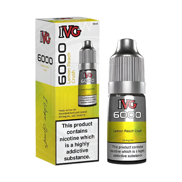 IVG Salt 6000 - Lemon Peach Crush 10ml