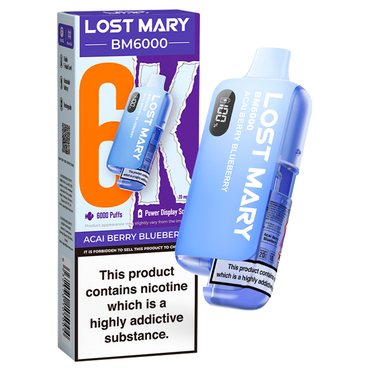 Lost Mary BM6000 Big Puff Vape