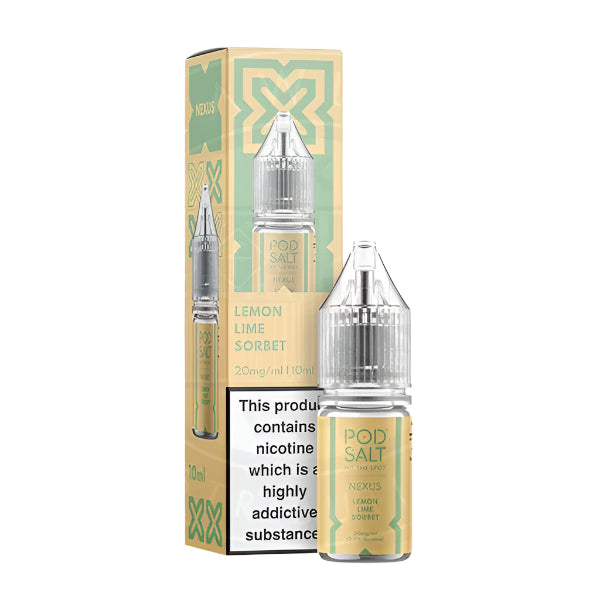 Nexus Pod Salt Lemon Lime Sorbet 10ml