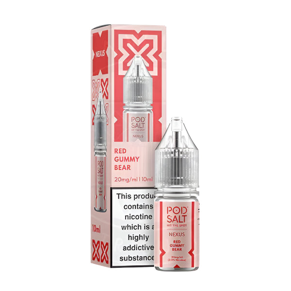 Nexus Pod Salt Red Gummy Bear 10ml