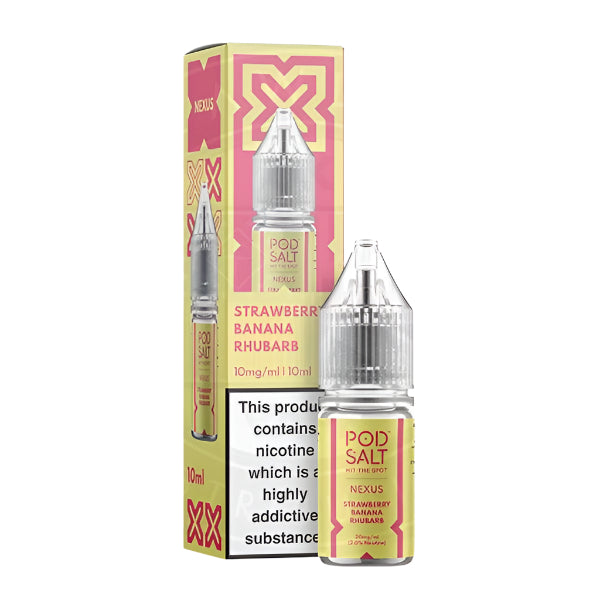 Nexus Pod Salt Strawberry Banana Rhubarb 10ml