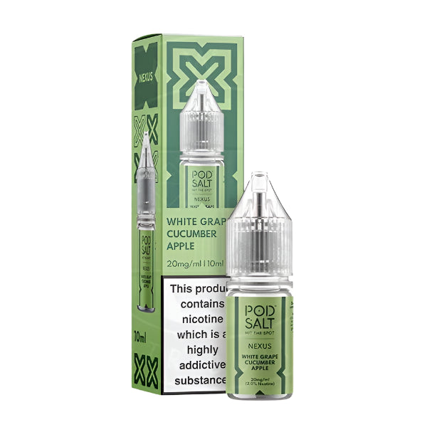 Nexus Pod Salt White Grape Cucumber Apple 10ml