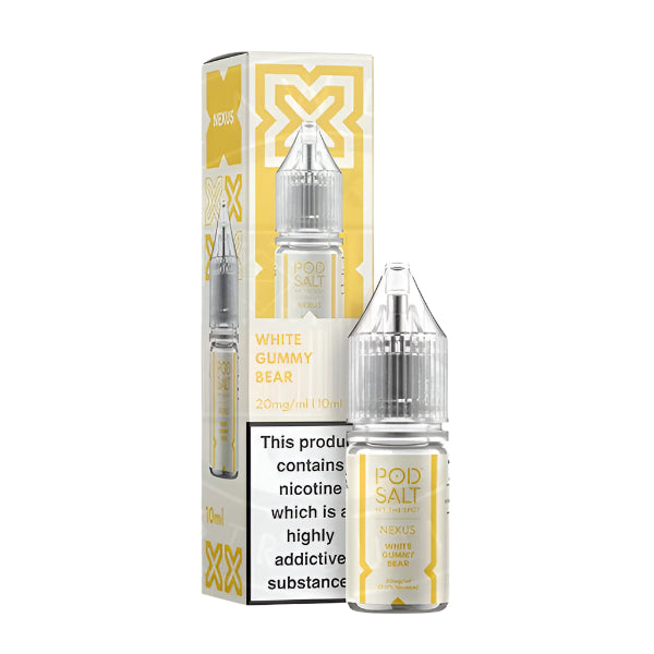 Nexus Pod Salt White Gummy Bear 10ml