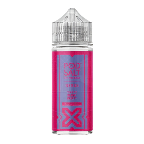 Pod Salt Nexus Grape Berry Burst 0mg 100ml E-liquid