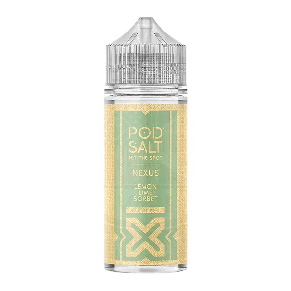 Pod Salt Nexus Lemon Lime Sorbet 0mg 100ml E-liquid