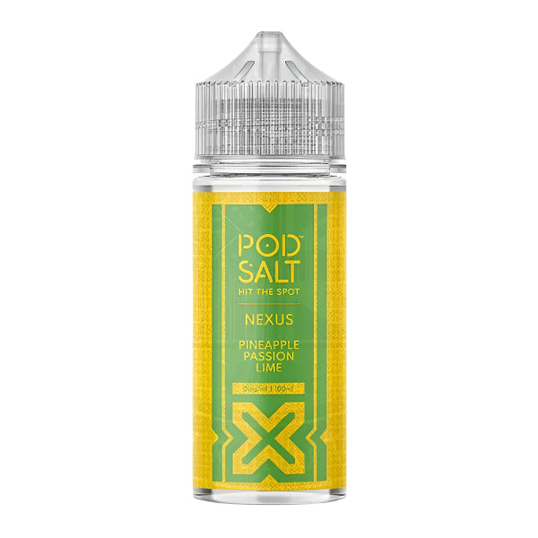 Pod Salt Nexus Pineapple Passion Lime 0mg 100ml E-liquid