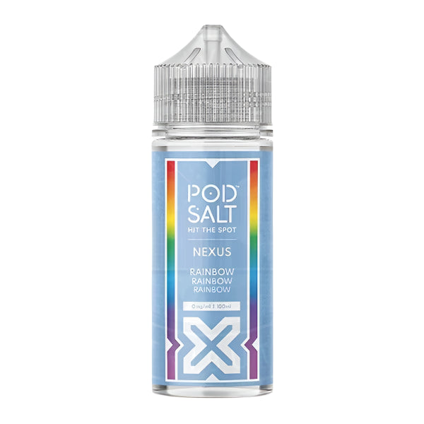 Pod Salt Nexus Rainbow Rainbow Rainbow 0mg 100ml E-liquid