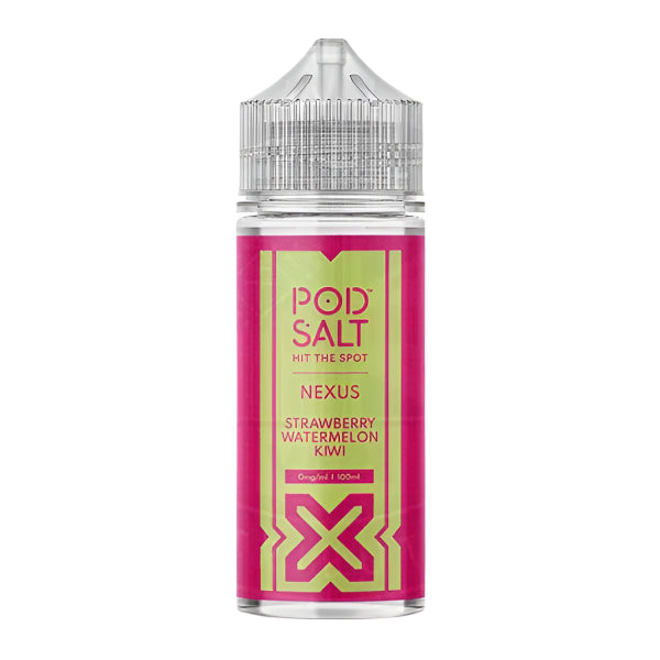 Pod Salt Nexus Strawberry Watermelon Kiwi 0mg 100ml E-liquid