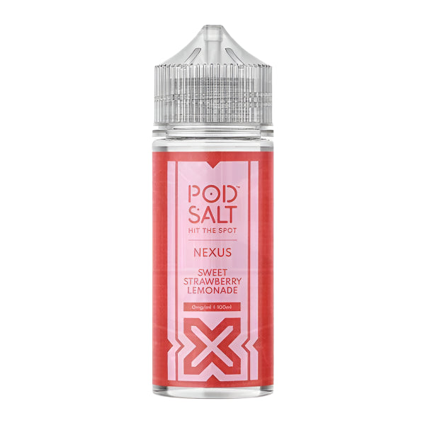 Pod Salt Nexus Sweet Strawberry Lemonade 0mg 100ml E-liquid