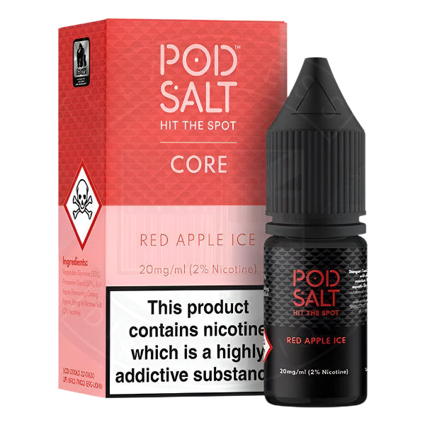 Pod Salt Red Apple Ice 10ml E-Liquid