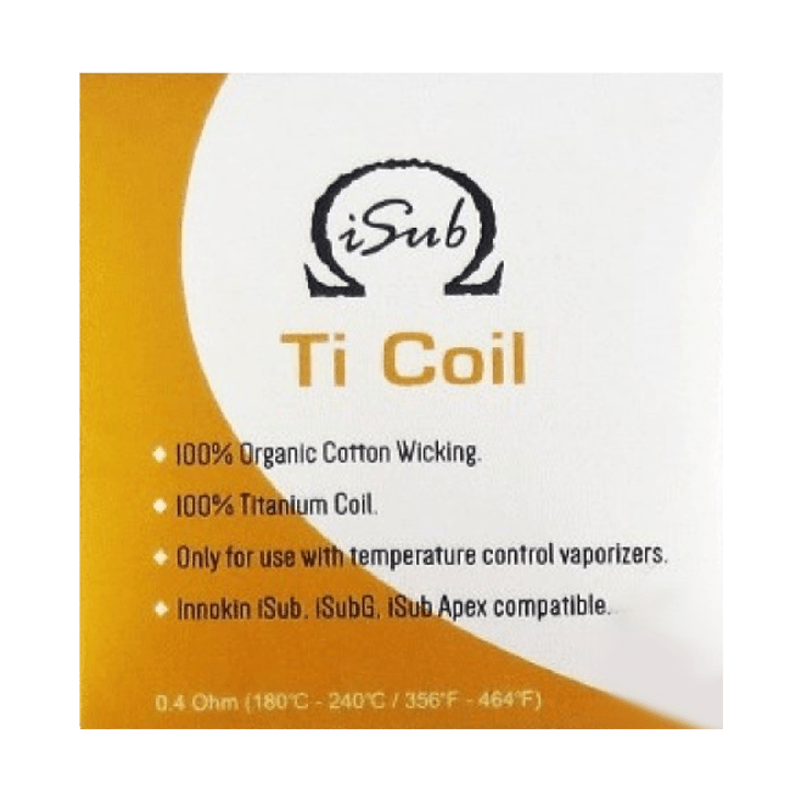 Innokin iSub Ti Replacement Coil - Pack Of 5